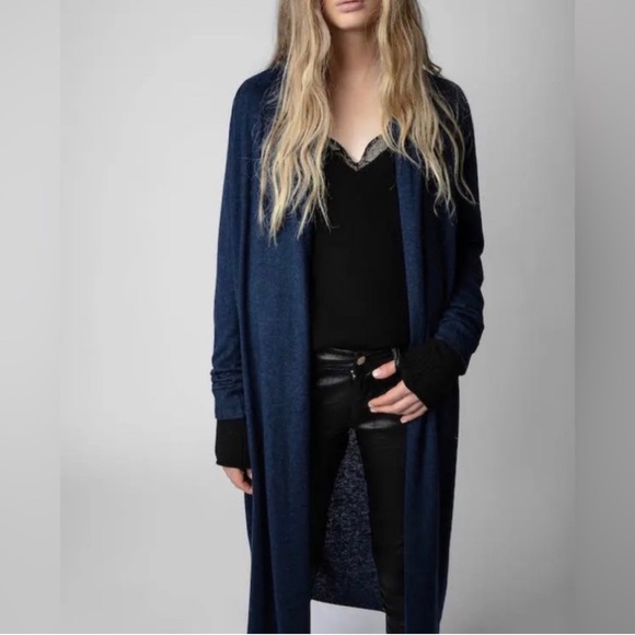 Zadig & Voltaire Rona Cashmere Cardigan - Picture 1 of 4